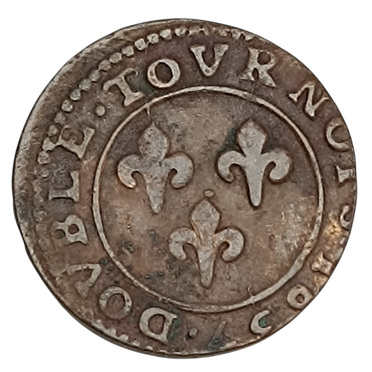 Principauté d'Orange - Frédéric Henri de Nassau - Double tournois - 1637 - 2.99 gr
