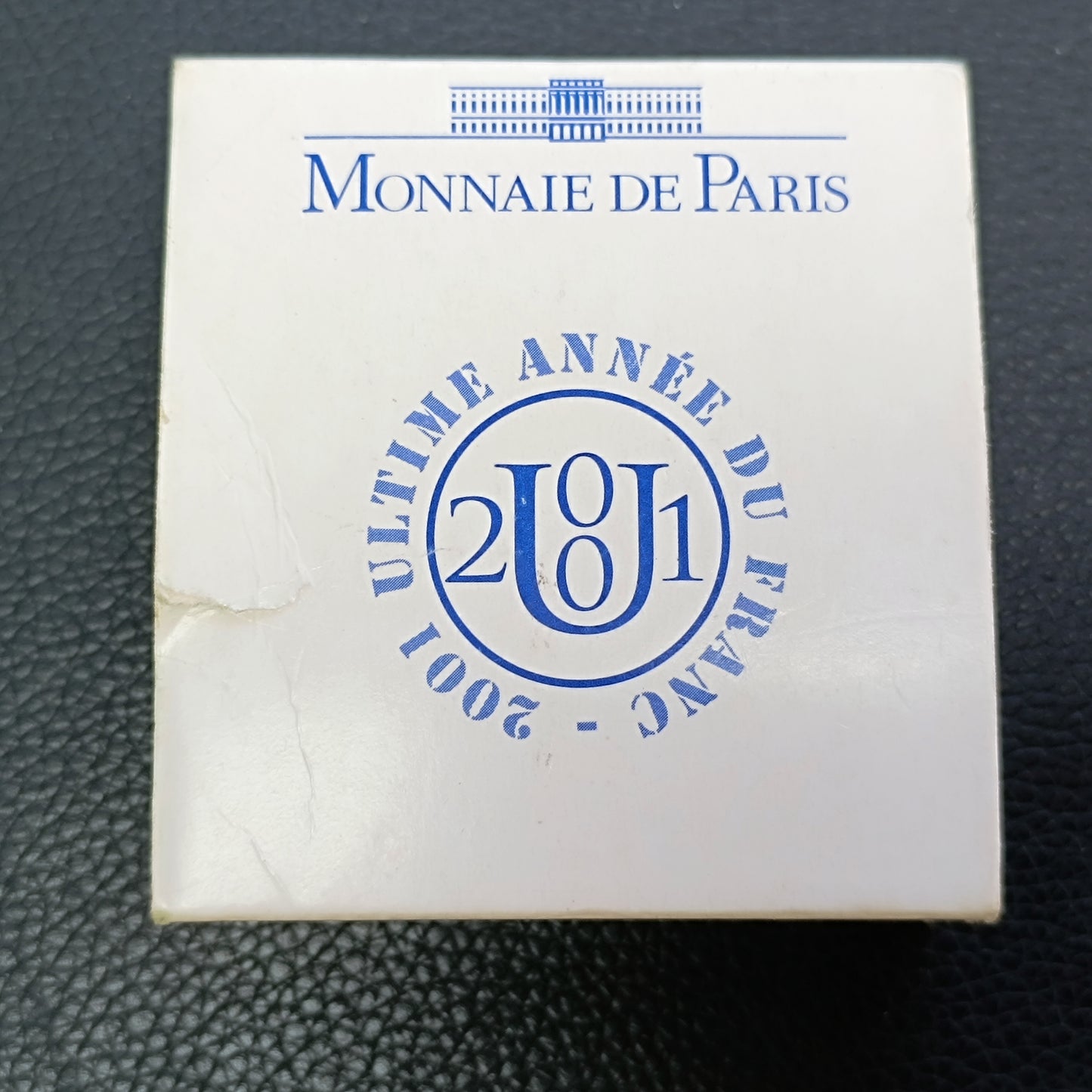 Monnaie de Paris 65.5957 francs Europa 2001 la dernière monnaie parité Or BE 8.45 gr