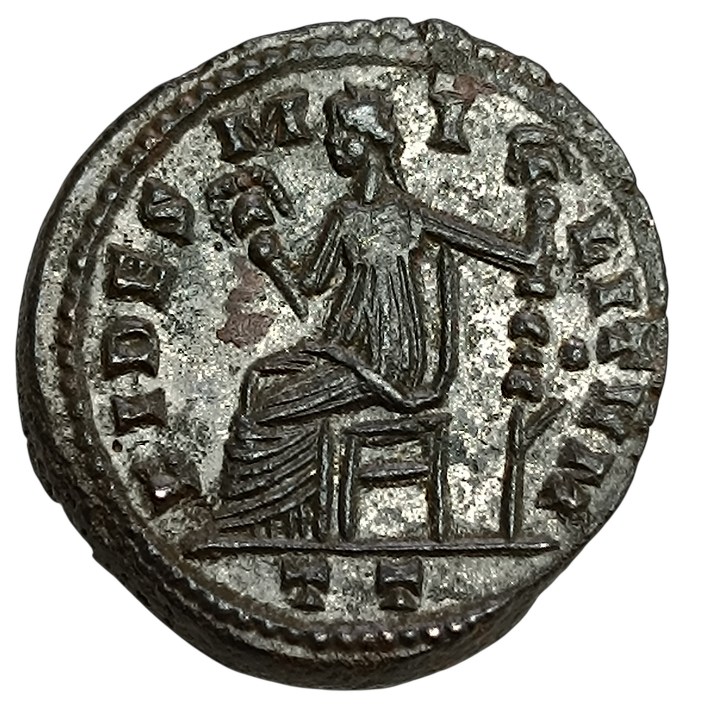 Galère (305-311) Follis Fides Militvm Ticinum 11.51 gr