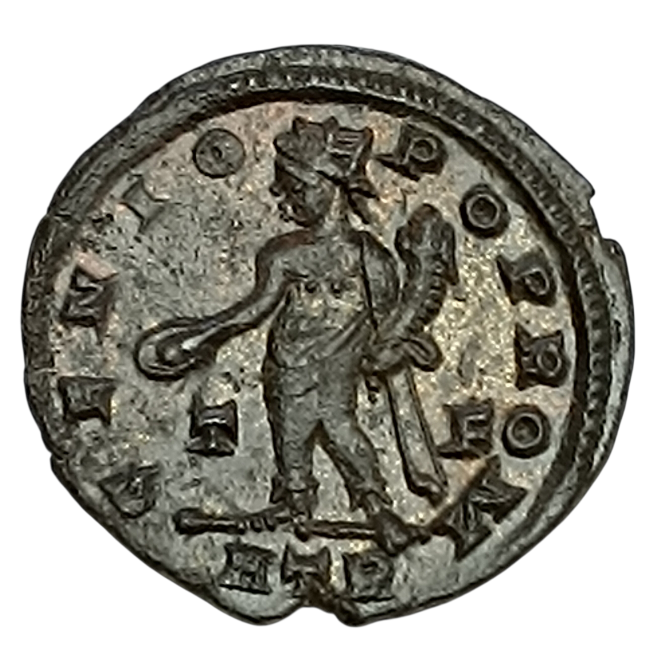 Licinius (308-324) Follis Genio Pop Rom Trêves 2.97 gr 20.5 mm