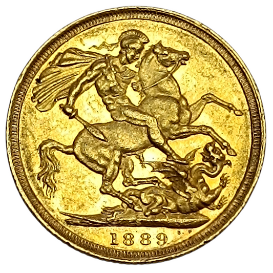 Australie, Victoria, SOUVERAIN Or (SOVEREIGN) 1889 S Sydney 7,98 gr