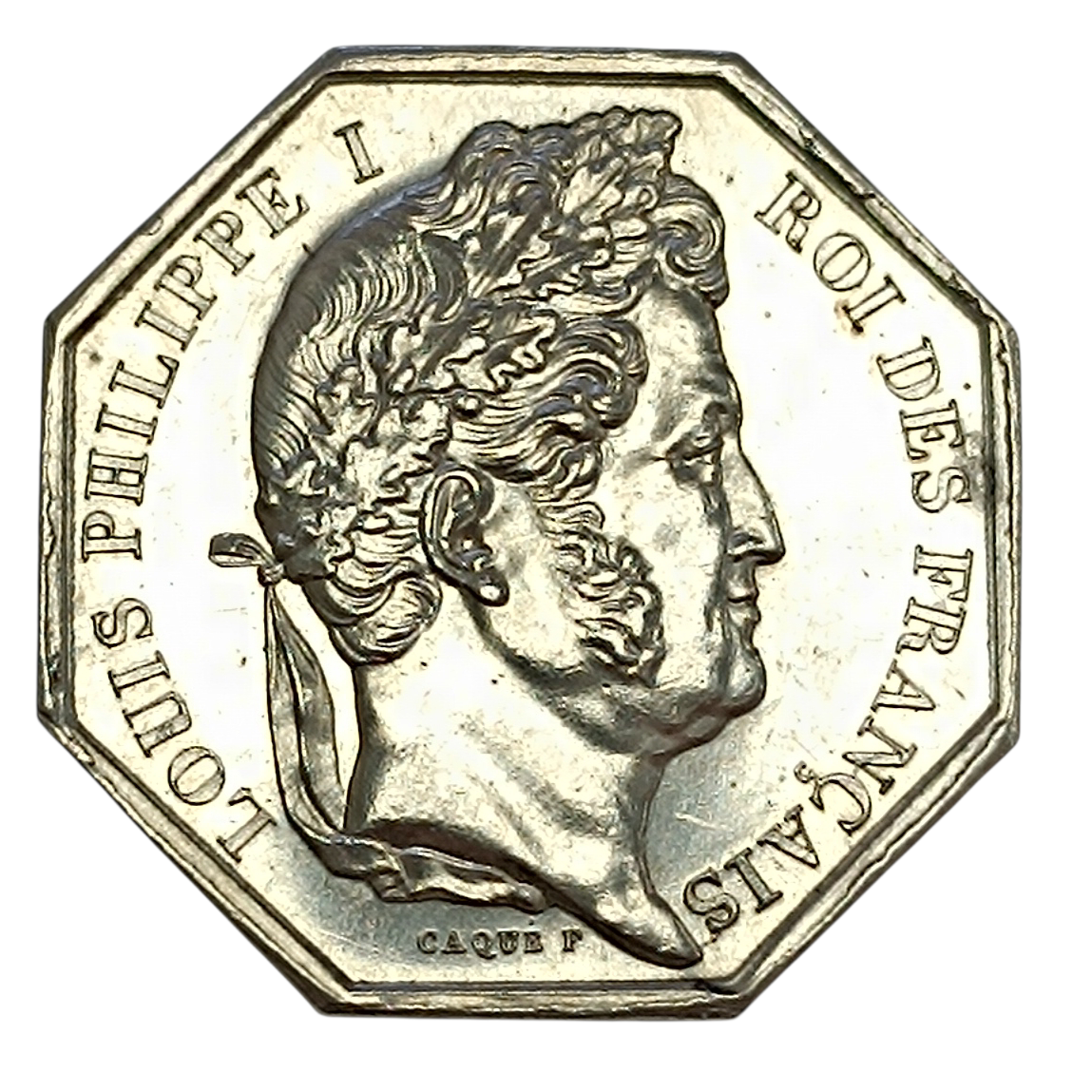 Jeton Banque d'Orléans 1838 Louis Philippe Argent 12.6 gr