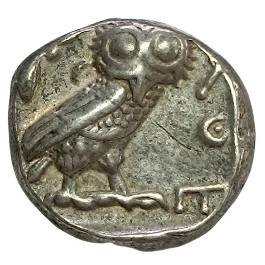 Grèce Antique Tétradrachme d'Athènes (Attique) R/ Chouette ΑΘΕ Argent 16.70 gr