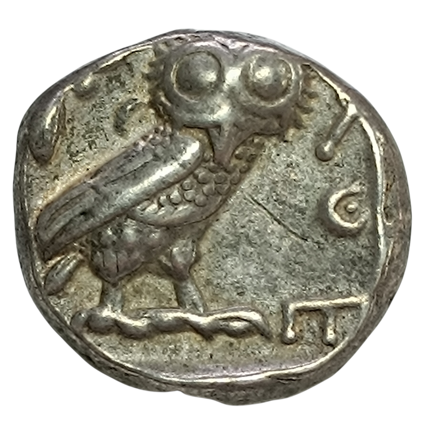 Grèce Antique Tétradrachme d'Athènes (Attique) R/ Chouette ΑΘΕ Argent 16.70 gr