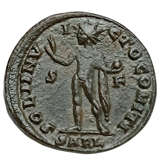 Licinius (308-324) Follis Sol Invicto Comiti Arles 3.90 gr 21 mm