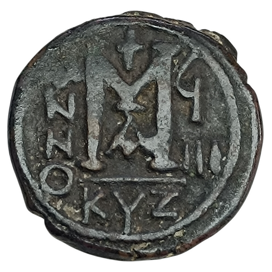 Empire Byzantin Justin II et Sophie (565-578) Follis - Cyzique - 12.24 gr