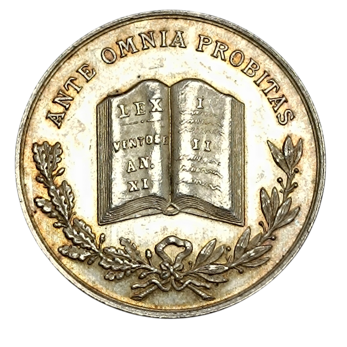 Jeton Notaires de Rochefort Charente Inférieure Argent 10.01 gr 28.5 mm