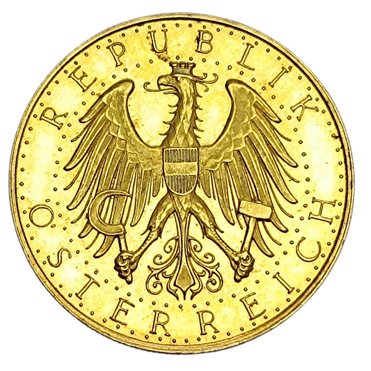 Autriche 1ère République (1919-1934) 100 Schilling 1927 Vienne Or 23.57 gr