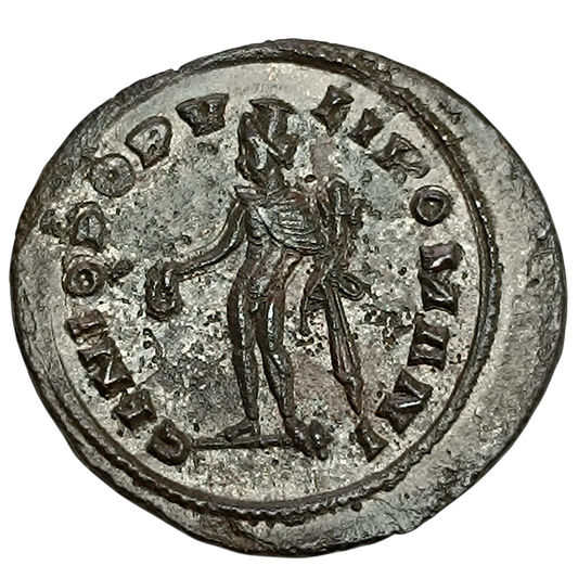 Galère (305-311) Follis Genio Popvli Romani Londres 10.69 gr