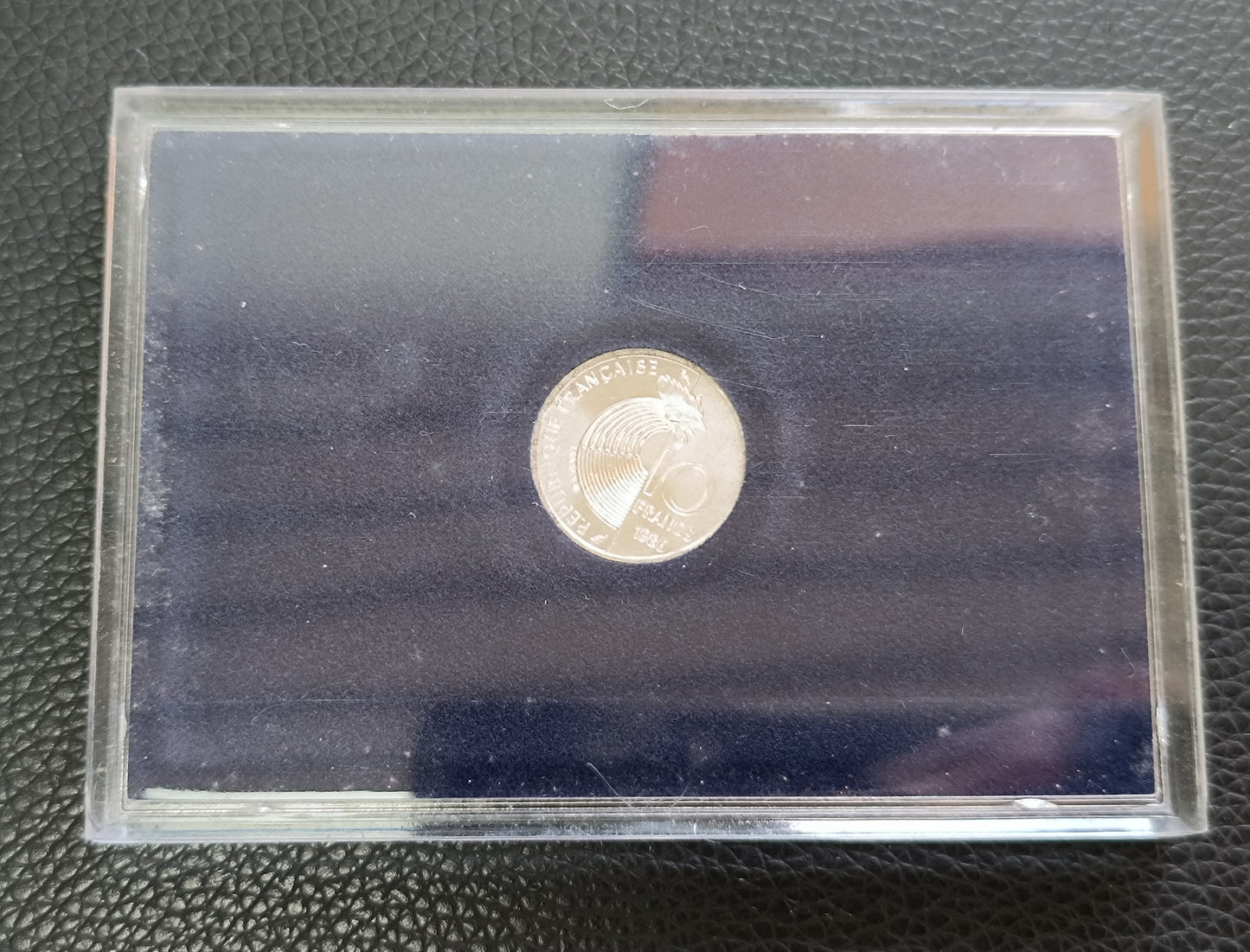 Monnaie de Paris 10 francs Robert Schuman 1986 Coffret BU Argent