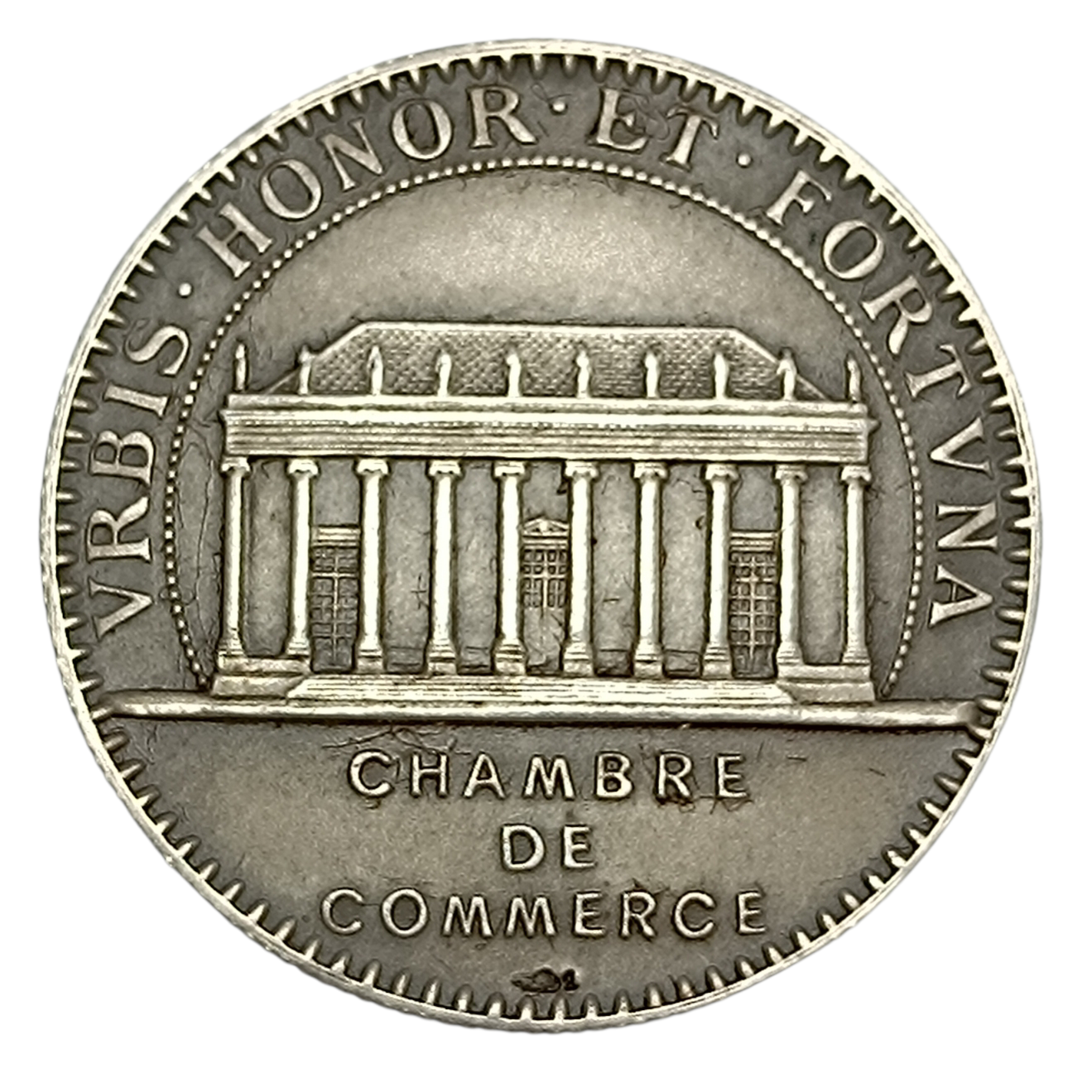 Jeton Chambre de Commerce de Nantes Argent 14.67 gr 31.5 mm