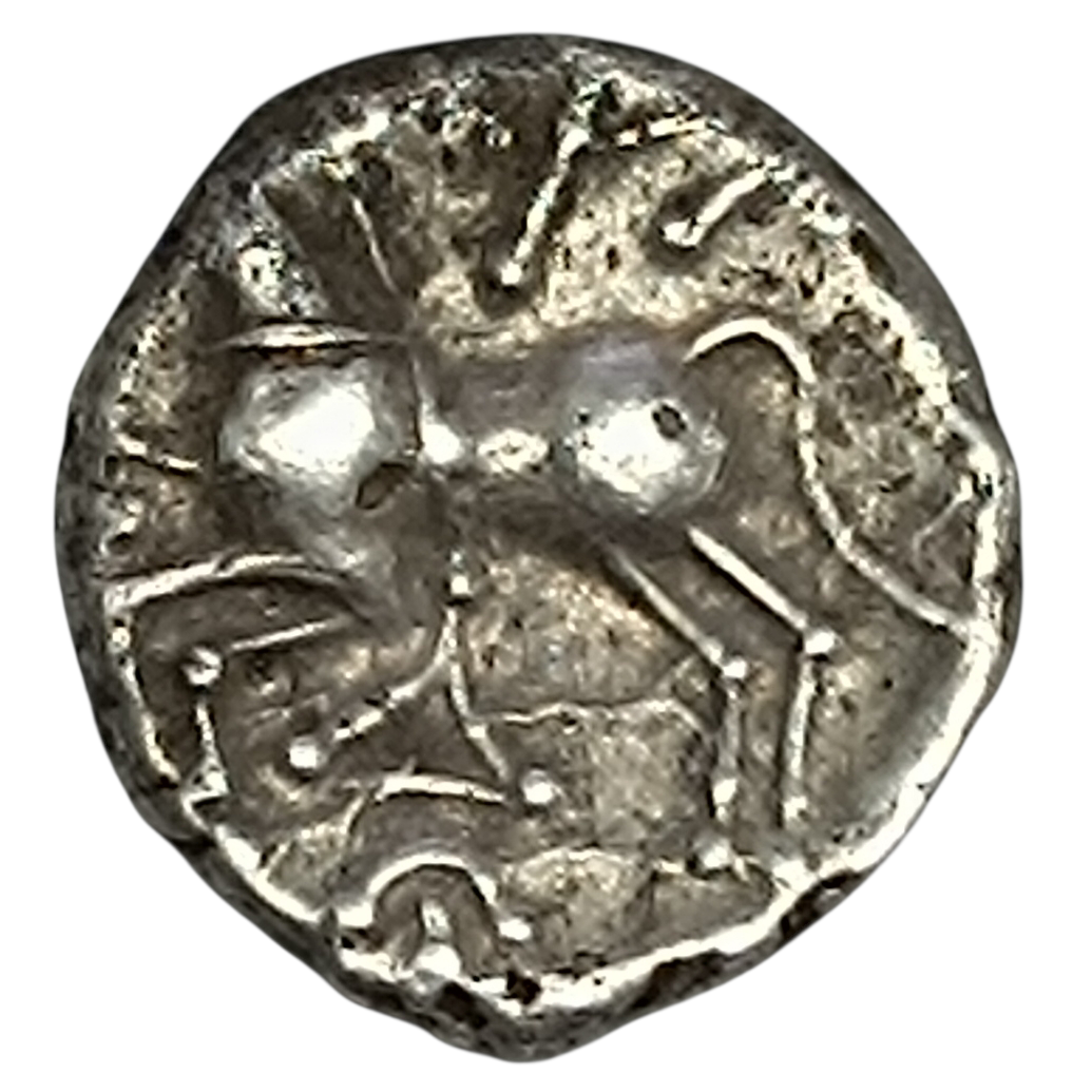 Gaule Lingons (région de Langres) Denier KALETEDOY. Argent. 1.92 gr