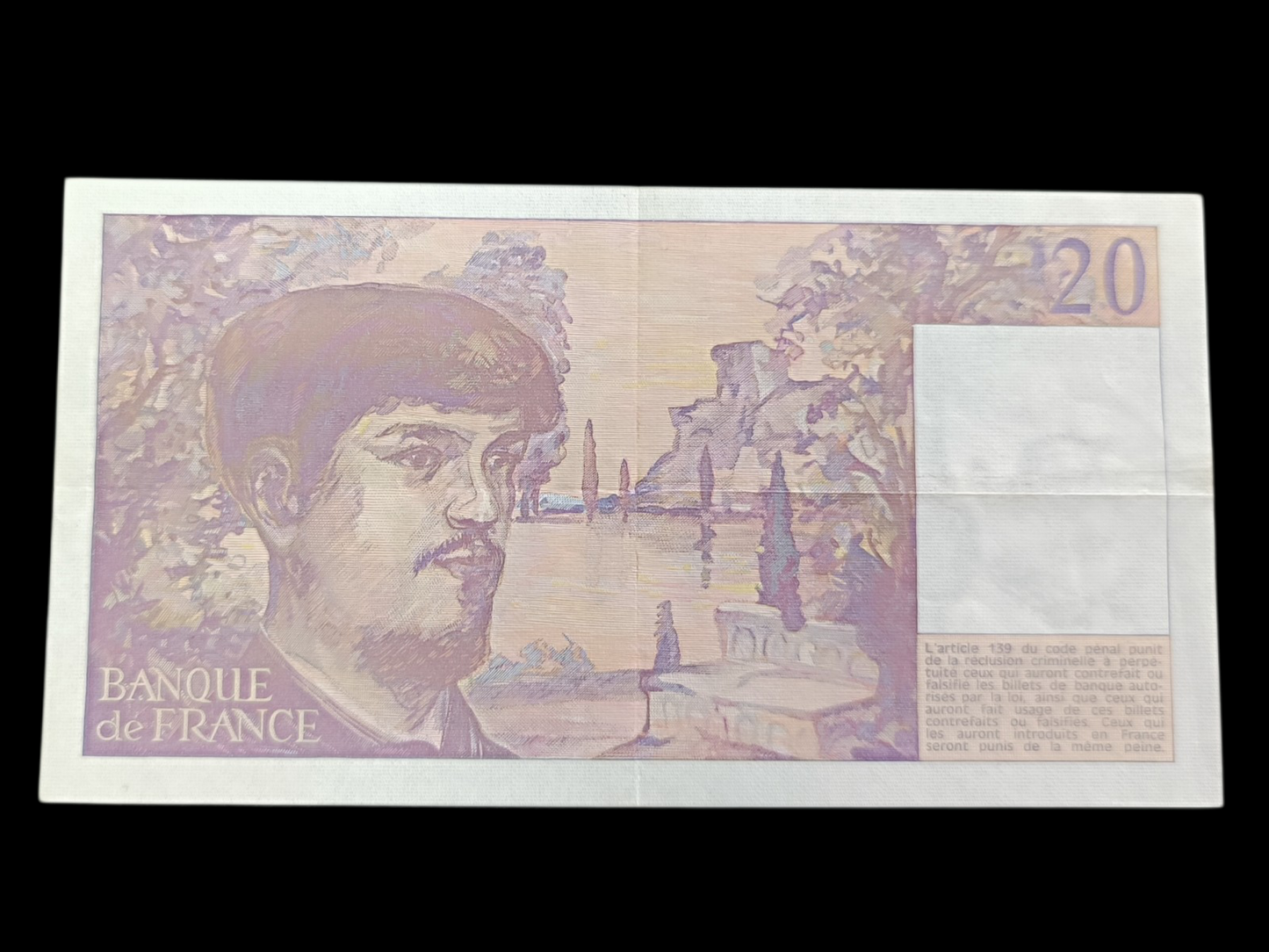 Billet 20 Francs Debussy 1980 A.005
