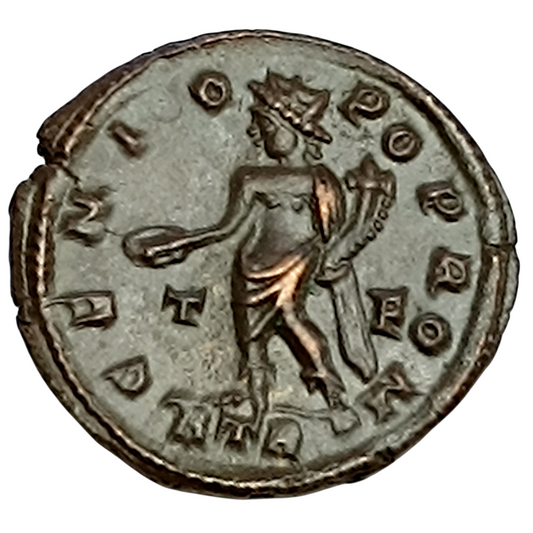 Licinius (308-324) Follis Genio Pop Rom Trêves 3.31 gr 21 mm