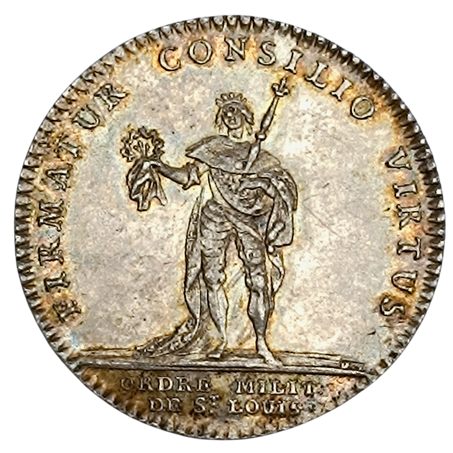 Louis XV (1715-1774) Jeton Ordre militaire de Saint Louis Argent 9.61 gr