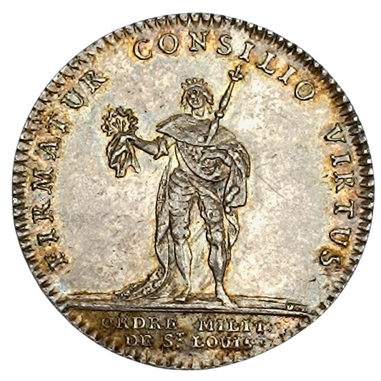 Louis XV (1715-1774) Jeton Ordre militaire de Saint Louis Argent 9.61 gr