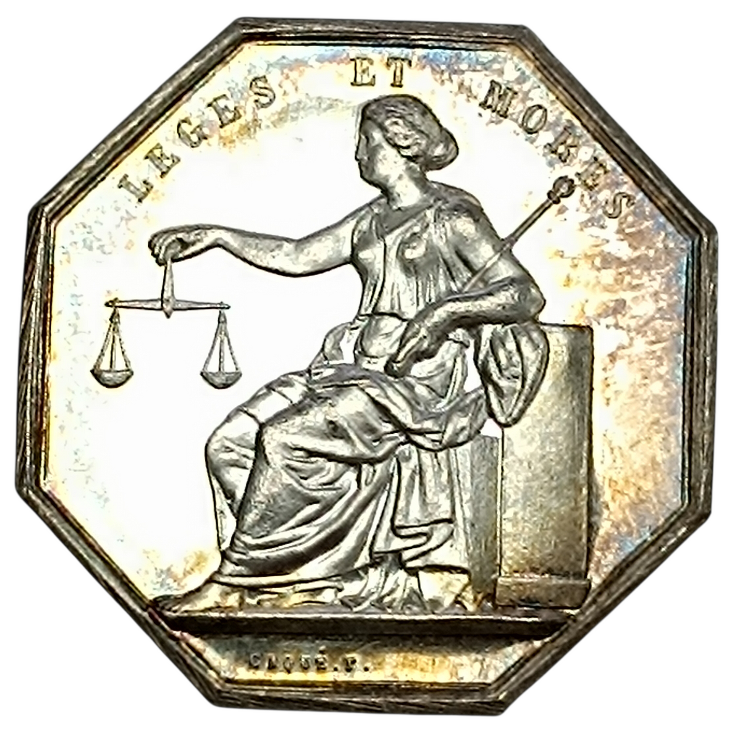 Notaries of notaries from the Chinon Arrondissement Silver 12.99 Gr 32 mm