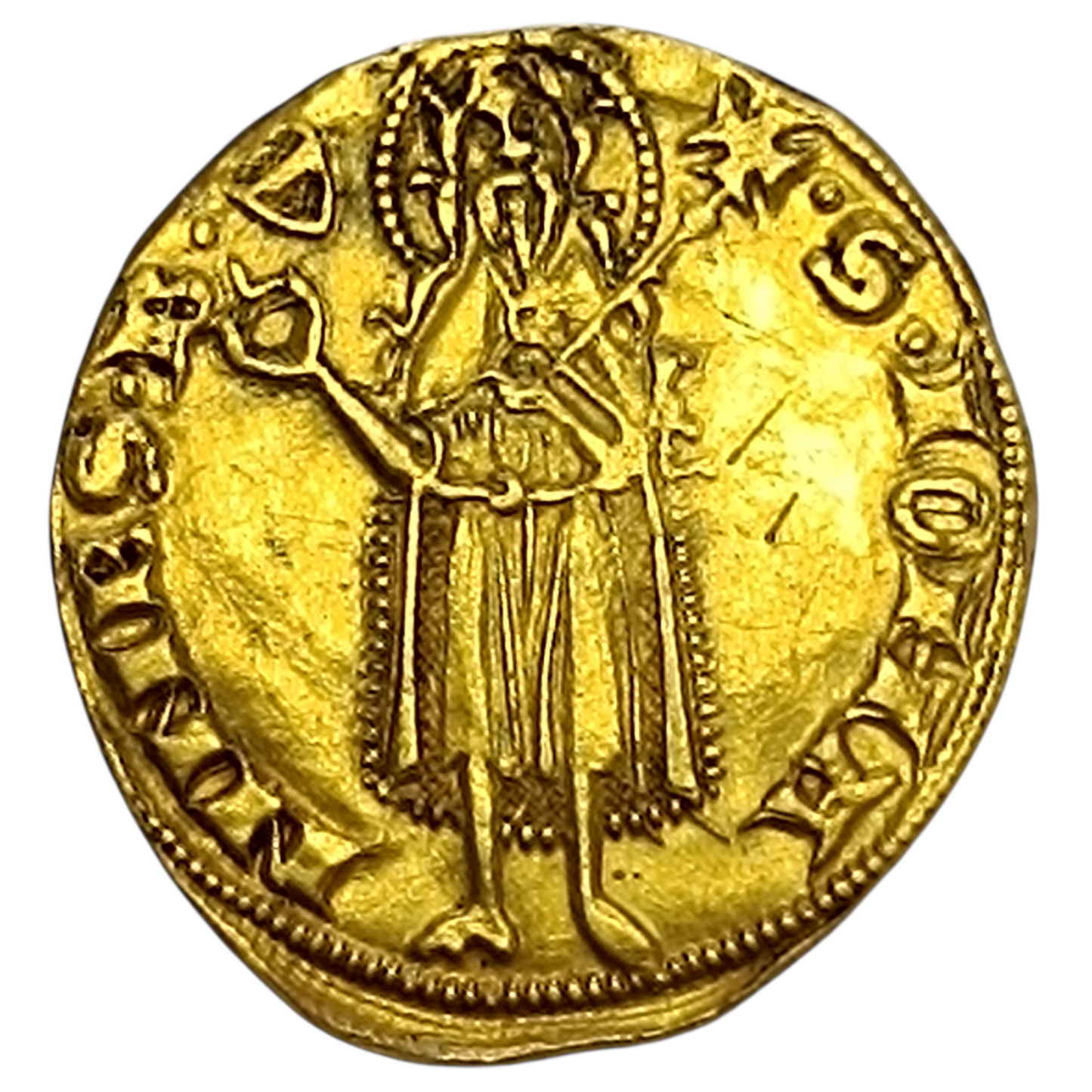 Autriche 🇦🇹 Albert II (1330-1358) Goldgulden frappé à Judenburg 3.49 gr