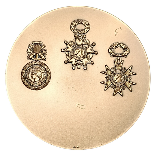 Médaille grande chancellerie de la légion d honneur Palais de Salm 196.24 gr 72 mm