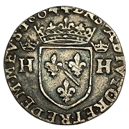 Dombes Henri II de Montpensier (1592-1608) Teston 1604 Trévoux Argent 7.65 gr