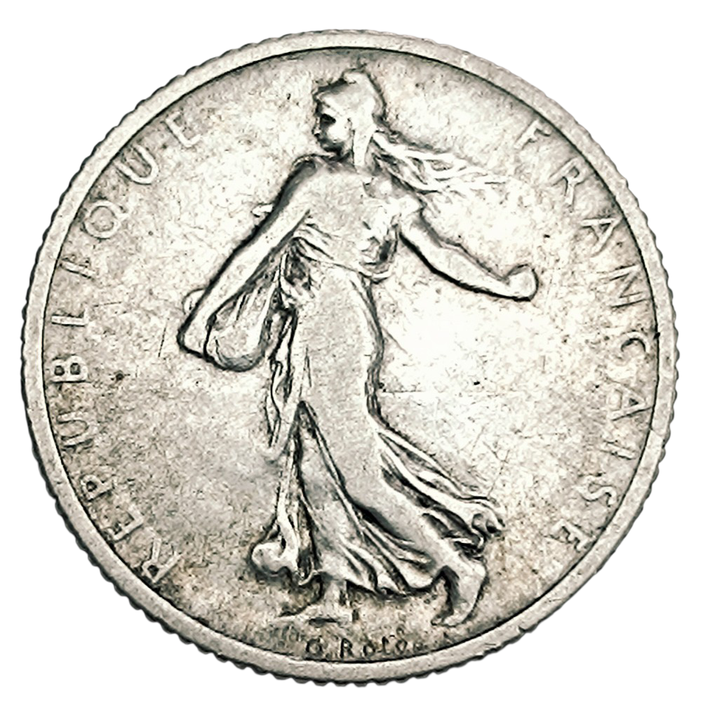 Semeuse 1 Franc 1900 Argent 4.88 gr