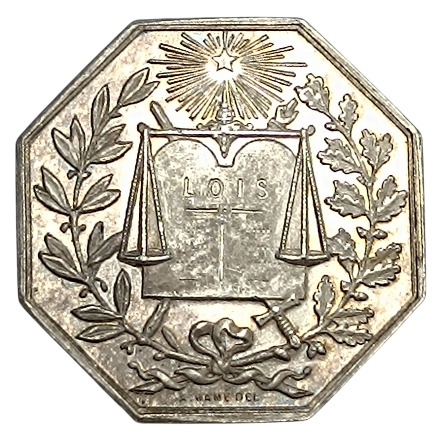 Jeton Chambre des Notaires de Romorantin (Loir et Cher) Argent 12.99 gr 29 mm