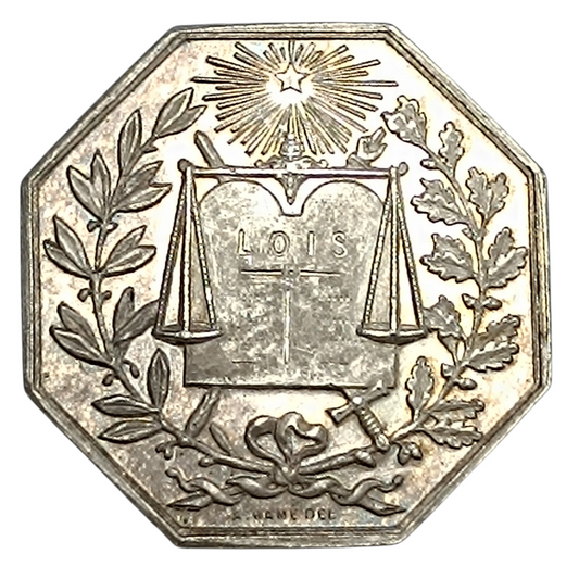 Jeton Chambre des Notaires de Romorantin (Loir et Cher) Argent 12.99 gr 29 mm