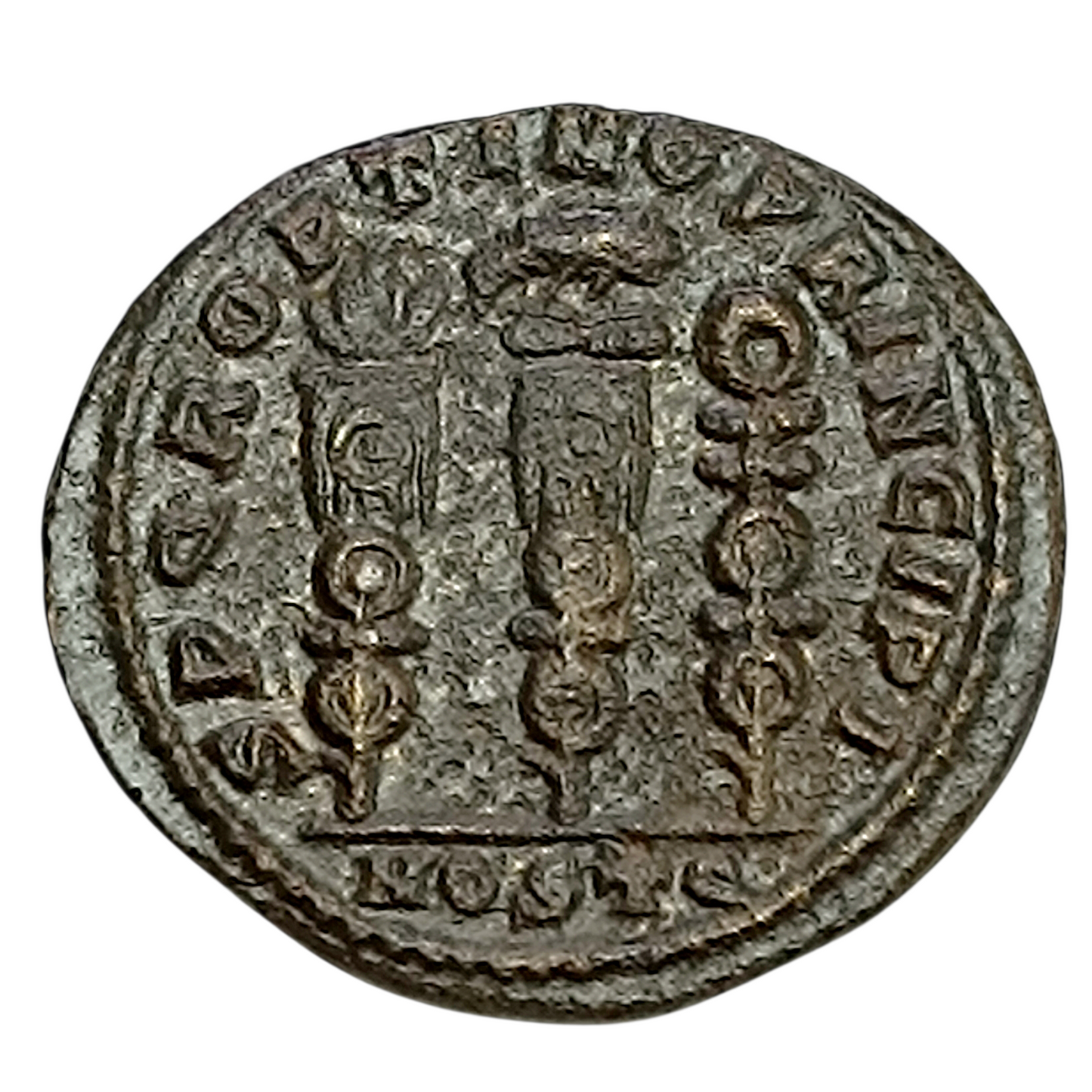 Constantin Ier (306-337) Follis SPQR Optimi Principi Ostie 4.73 gr 22 mm