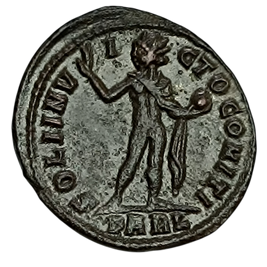 Licinius (308-324) Follis Sol Invicto Comiti Arles 3.03 gr 21 mm