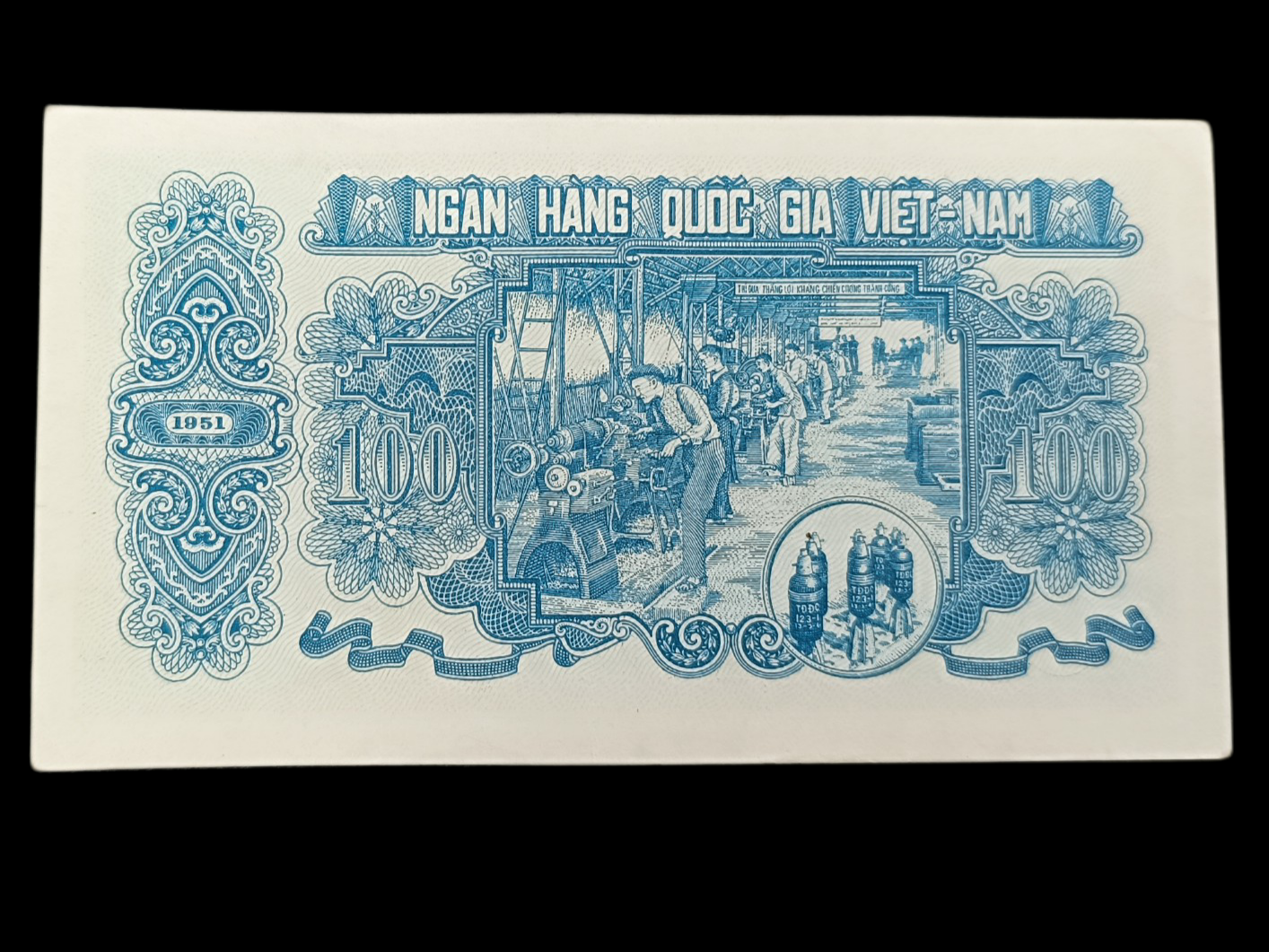 Vietnam Billet 100 Dong 1951. Superbe état