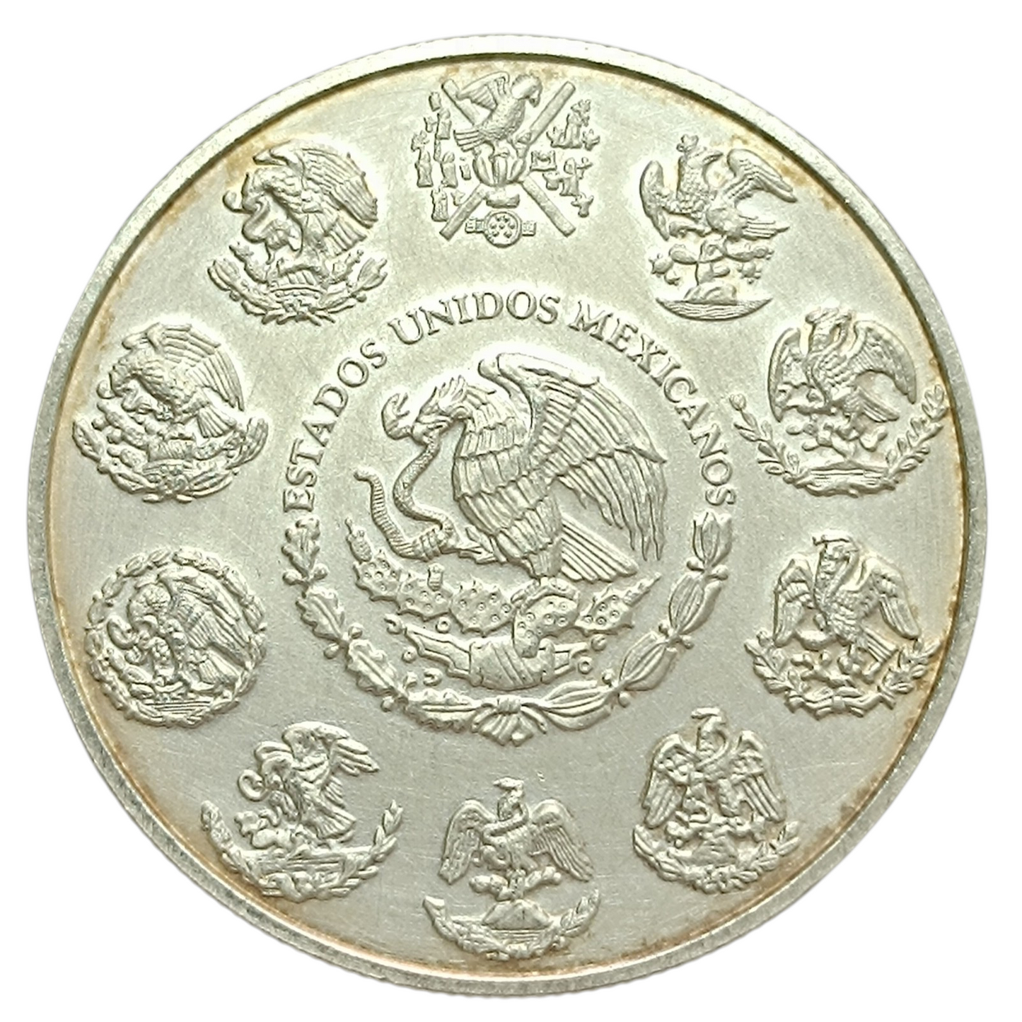 Mexique 1 Once Libertad 2015 Argent. Onza plata pura. Ley .999