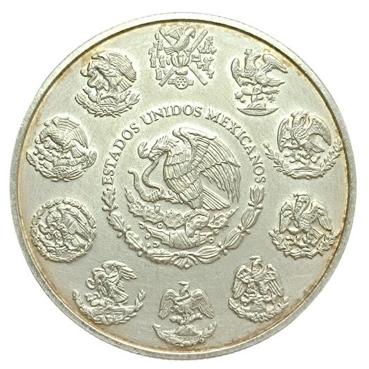 Mexique 1 Once Libertad 2015 Argent. Onza plata pura. Ley .999