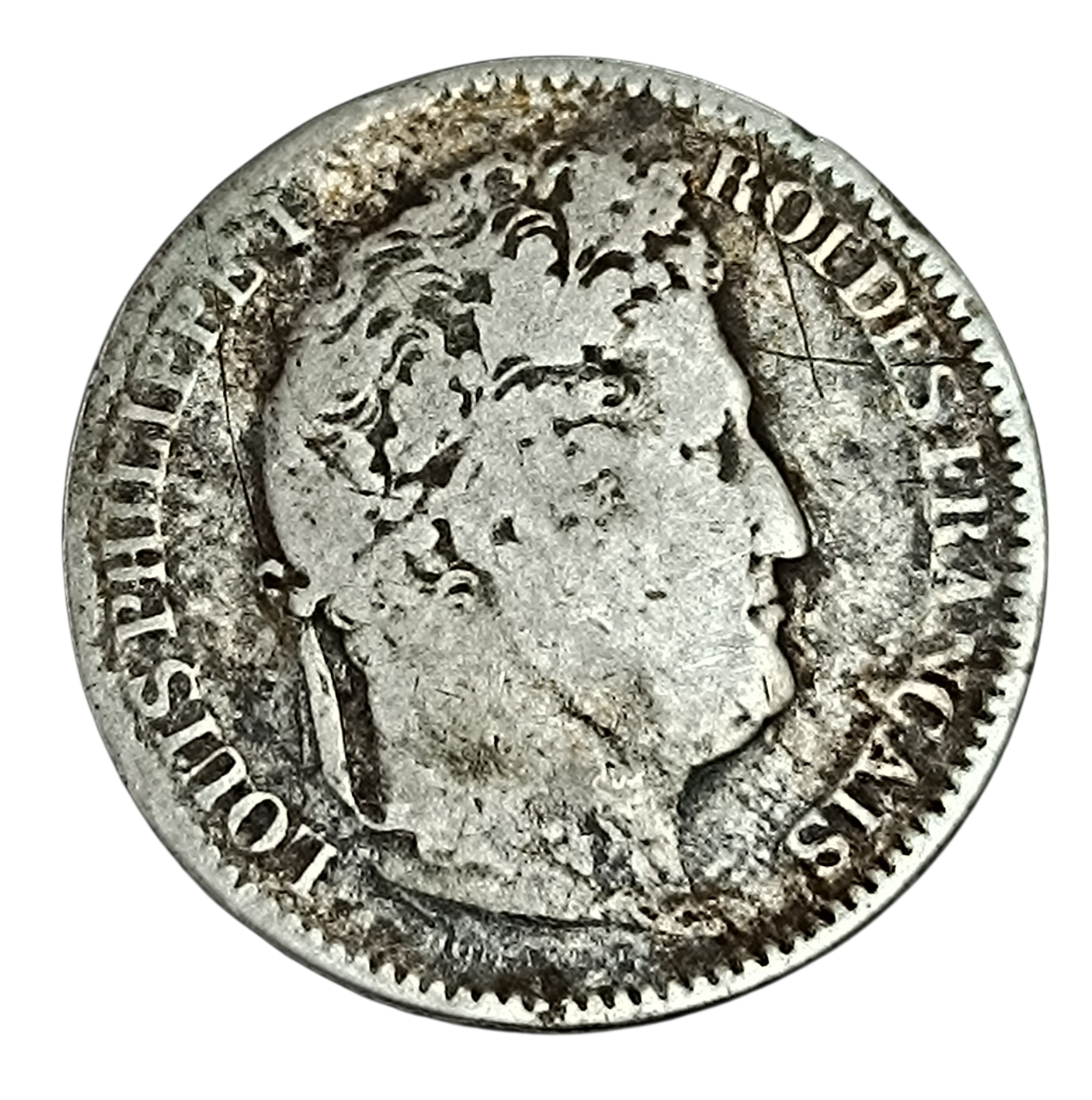 Louis Philippe 2 francs 1835 In Paris Silver