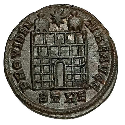 Constantin Ier (306-337) Follis Porte de Camp Trêves 3.04 gr 18 mm