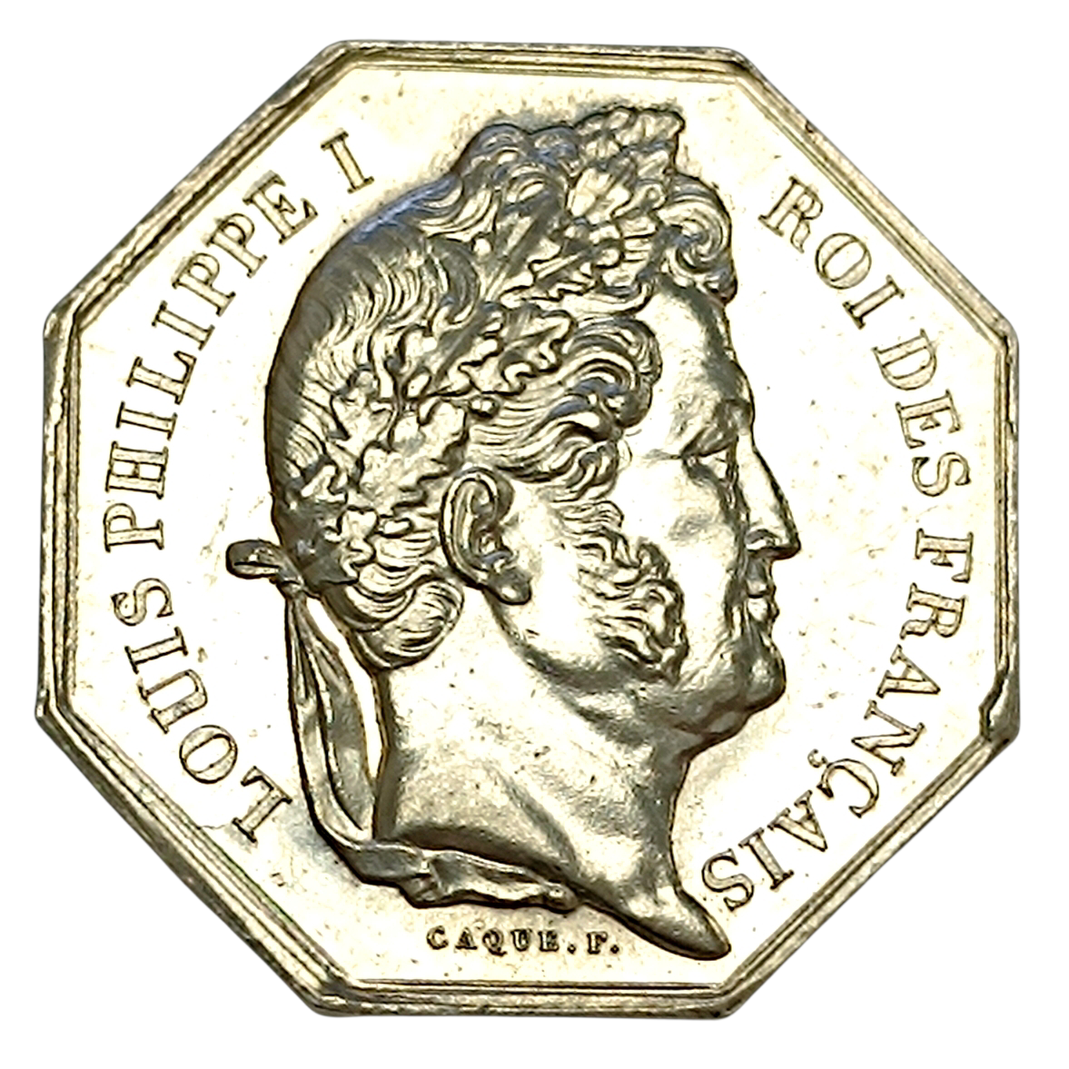 Jeton Banque d'Orléans 1838 Louis Philippe Argent 12.7 gr
