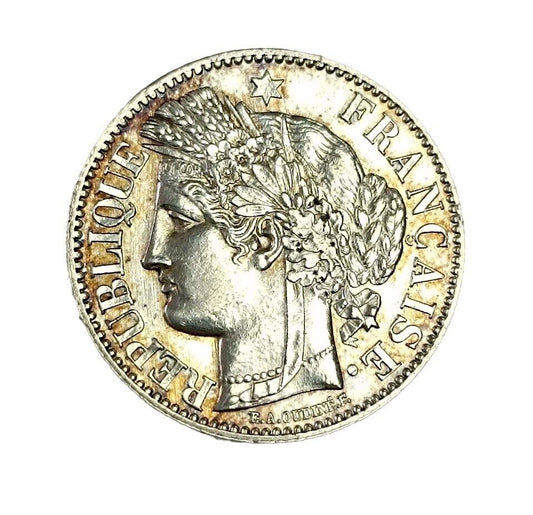 Cérès - 2 Francs - 1870 A Paris - 10 Gr - Argent