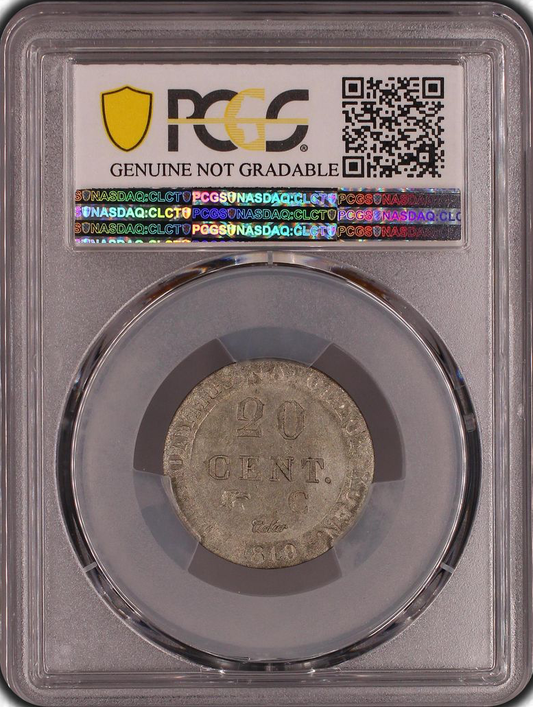 Westphalia / Germany 20 cents 1810 C Billon Pcgs Genuine