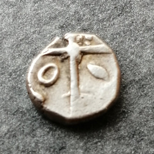 Gaule Volques Tectosages - Drachme à la tête cubiste - Argent 2.76 gr