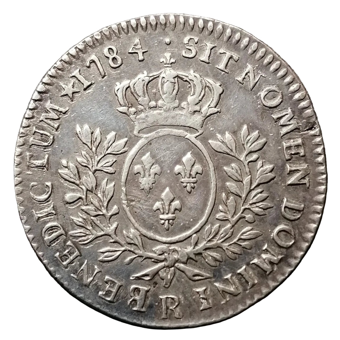 Louis XVI (1774-1792) 1/5 écu aux branches d'olivier 1784 R Orléans - 5,80 gr