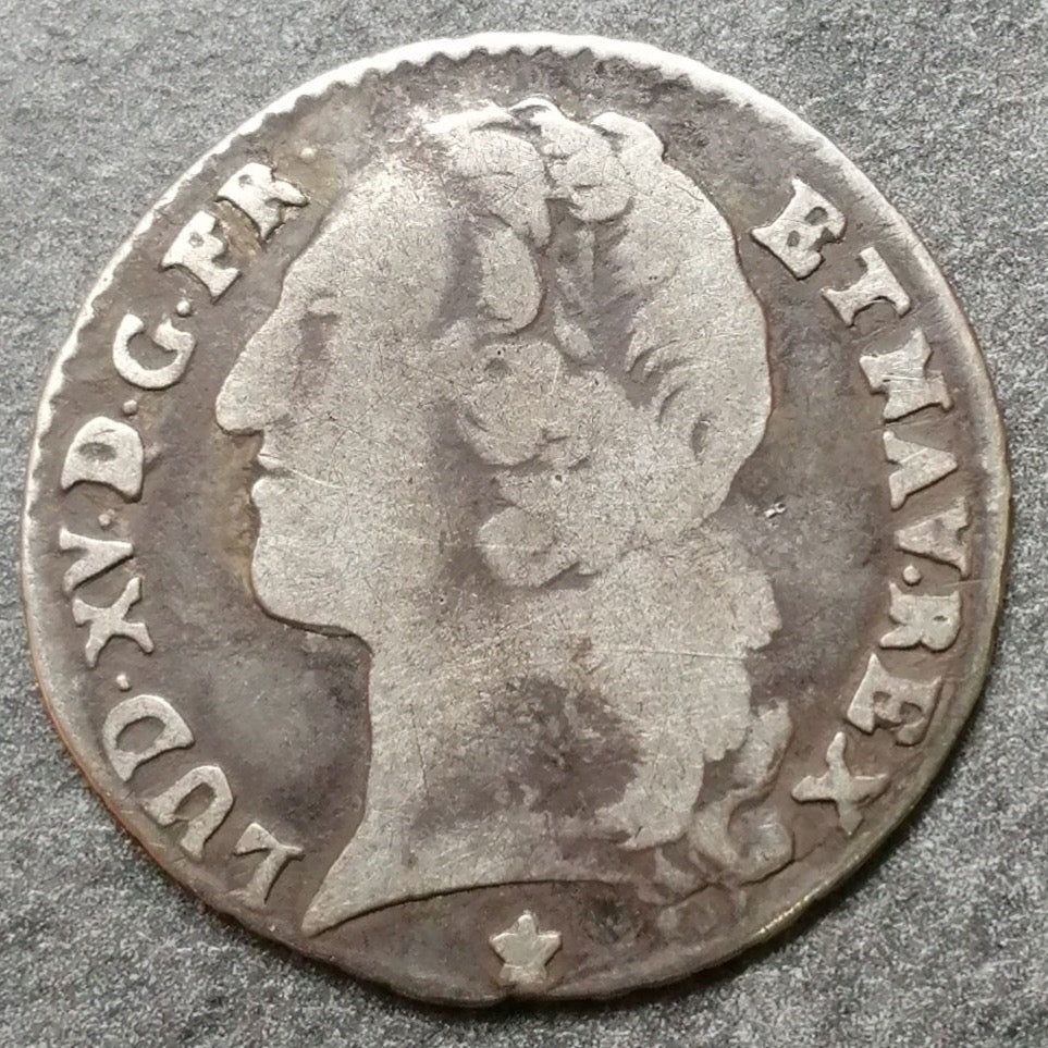 Louis XV (1715-1774) 1/10 ème écu au bandeau 1769 AA Metz - 2.75 gr - L4L 497