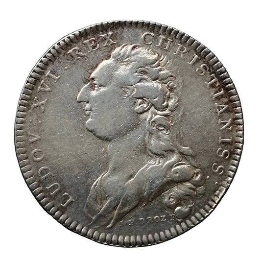 Jeton Chambre des Monnaies Louis XVI Argent 8.03 gr 30 mm