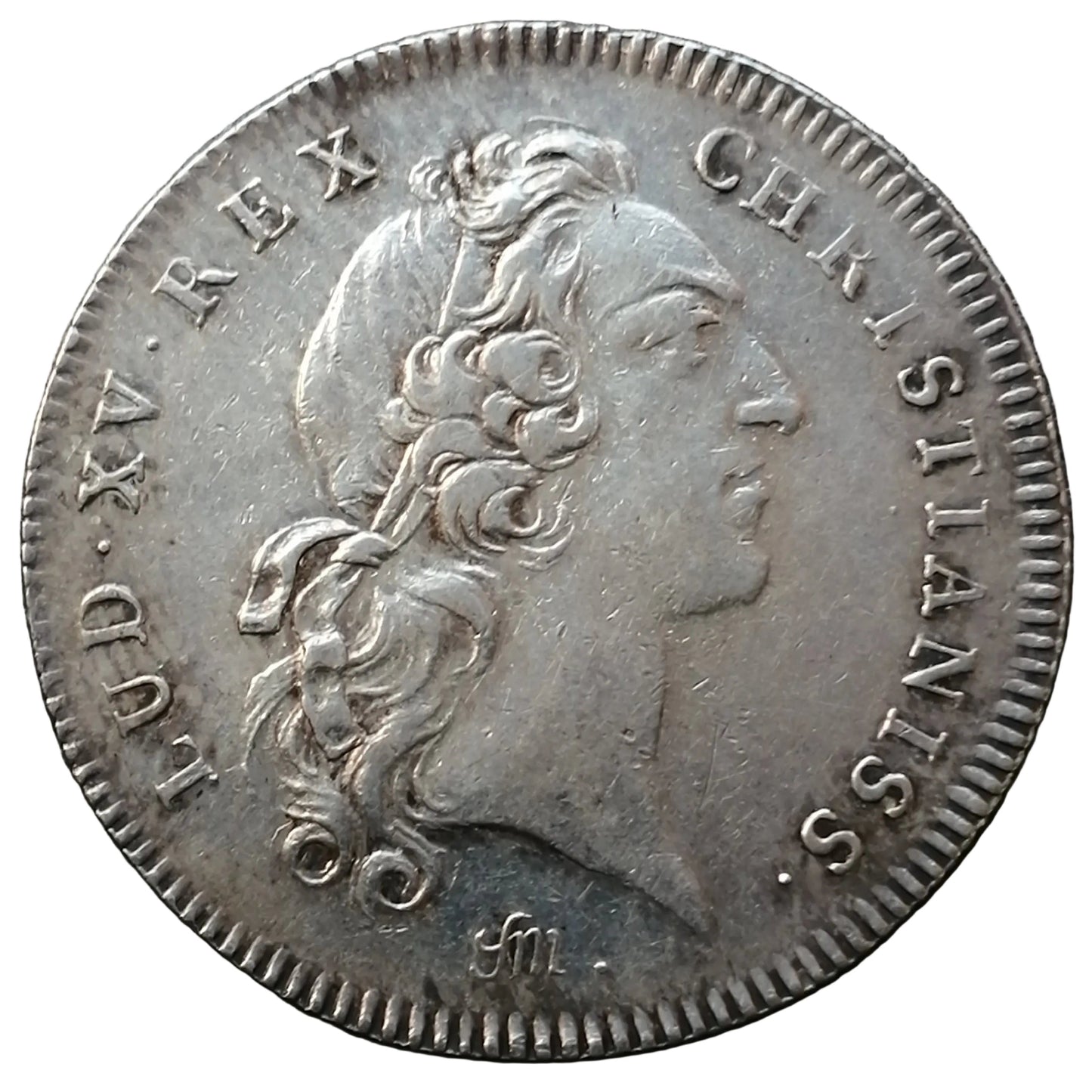 Jeton Académie et belles lettres Vetat Mori Louis XV Argent 8.23 gr 31 mm