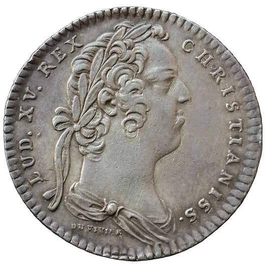 Jeton Chambre de Commerce La Rochelle FAVENTE DITABO Louis XV Argent 7.06 gr 29 mm