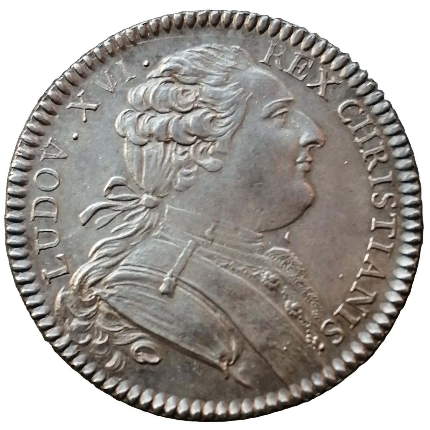 Ficha Estados de Bretaña 1784 Luis XVI Plata 7,49 gr 29 mm