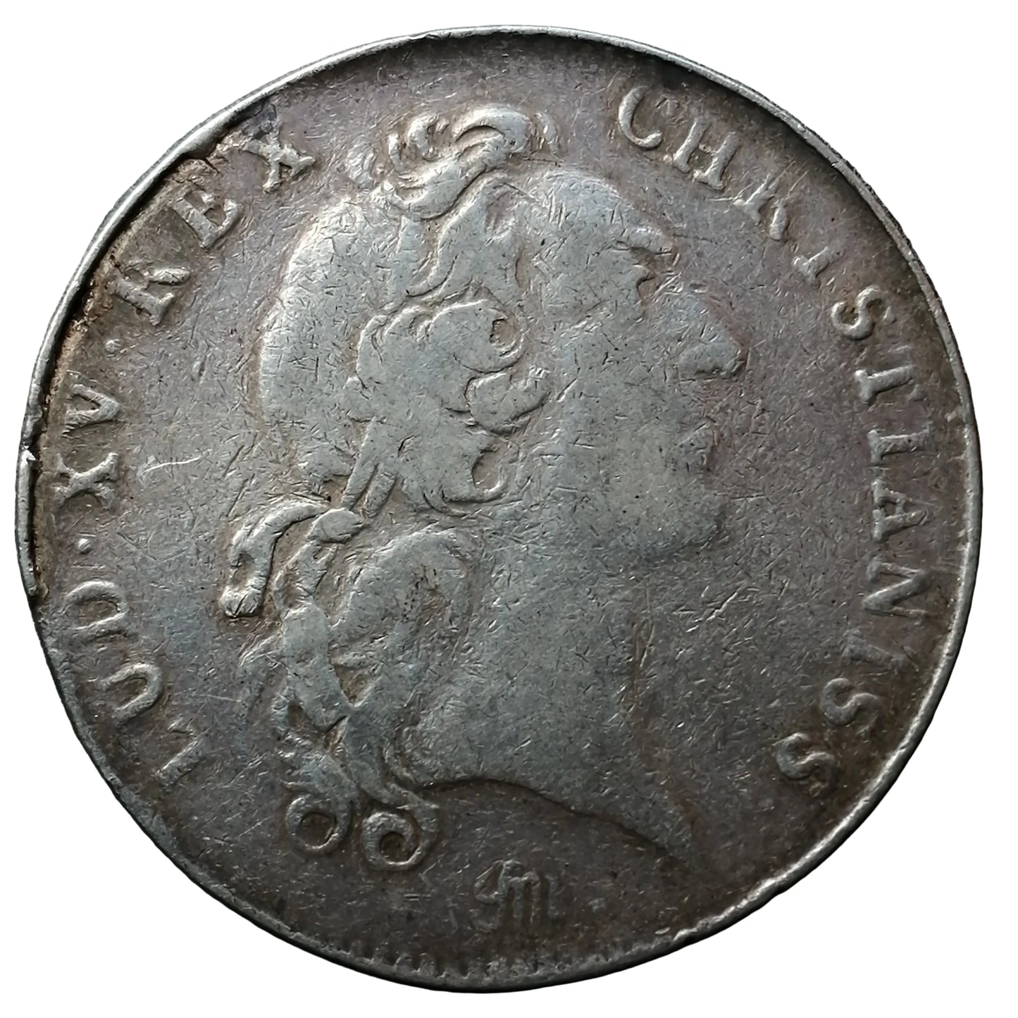 Ficha Touraine René de Cop de Pocé Alcalde de Tours 1765 Plata 9,76 gr 29 mm