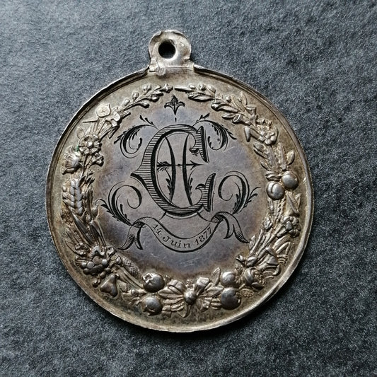 Souvenir token of first silver communion 6.36 gr 32 mm