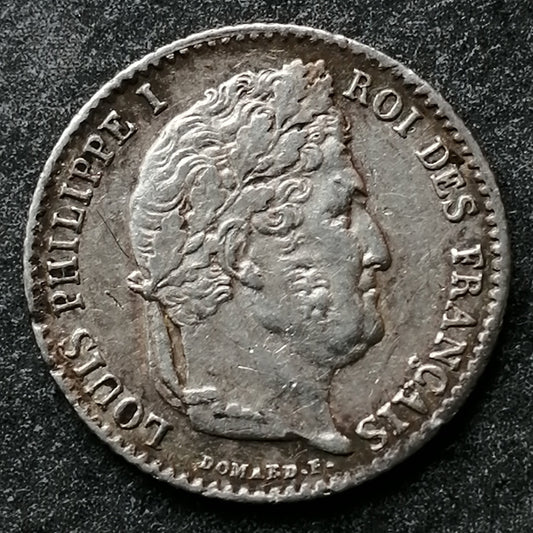 Louis-Philippe Ier (1830-1848) 1/4 franc 1834 I Limoges 1.25 gr Argent - G. 355