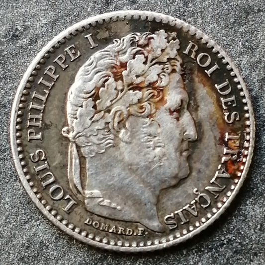 Louis-Philippe Ier (1830-1848) 25 centimes 1847 A Paris Argent 1.25 gr G. 357