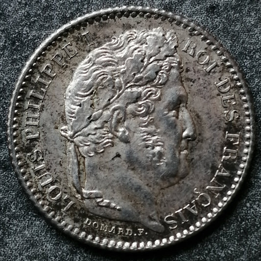 Louis-Philippe Ier (1830-1848) 25 centimes 1847 A Paris Argent 1.25 gr G. 357