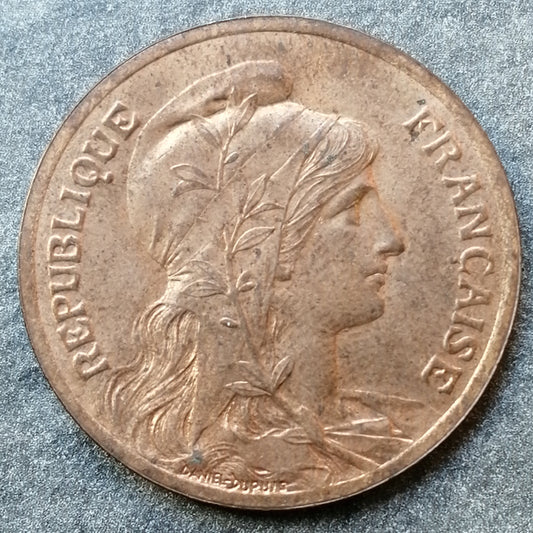 5 Centimes 1898 Daniel Dupuis Bronze - 4.83 gr - G. 165